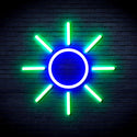 advpro-sun-ultra-bright-led-neon-sign-fnu0012 - Green & Blue