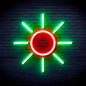 advpro-sun-ultra-bright-led-neon-sign-fnu0012 - Green & Red