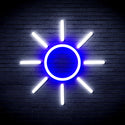 advpro-sun-ultra-bright-led-neon-sign-fnu0012 - White & Blue