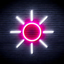 advpro-sun-ultra-bright-led-neon-sign-fnu0012 - White & Pink