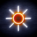 advpro-sun-ultra-bright-led-neon-sign-fnu0012 - White & Orange