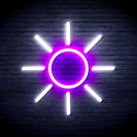 advpro-sun-ultra-bright-led-neon-sign-fnu0012 - White & Purple