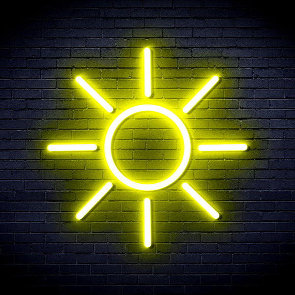 advpro-sun-ultra-bright-led-neon-sign-fnu0012 - Yellow