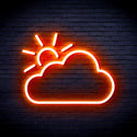 advpro-sun-and-cloud-ultra-bright-led-neon-sign-fnu0014 - Orange