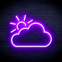 advpro-sun-and-cloud-ultra-bright-led-neon-sign-fnu0014 - Purple