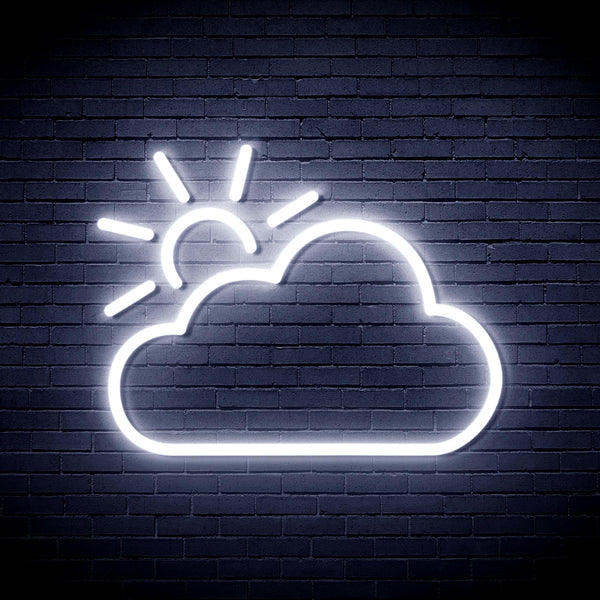advpro-sun-and-cloud-ultra-bright-led-neon-sign-fnu0014 - White