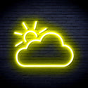 advpro-sun-and-cloud-ultra-bright-led-neon-sign-fnu0014 - Yellow