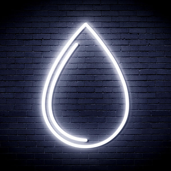 advpro-water-droplet-ultra-bright-led-neon-sign-fnu0015 - White