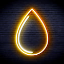 advpro-water-droplet-ultra-bright-led-neon-sign-fnu0015 - White & Golden Yellow