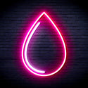 advpro-water-droplet-ultra-bright-led-neon-sign-fnu0015 - White & Pink