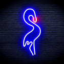 advpro-flamingo-ultra-bright-led-neon-sign-fnu0019 - Red & Blue