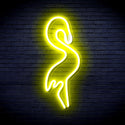 advpro-flamingo-ultra-bright-led-neon-sign-fnu0019 - White & Yellow