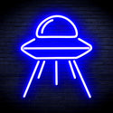 advpro-spaceship-ultra-bright-led-neon-sign-fnu0031 - Blue