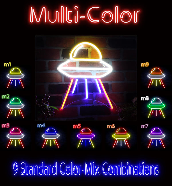 advpro-spaceship-ultra-bright-led-neon-sign-fnu0031 - Multi-Color