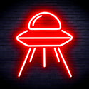 advpro-spaceship-ultra-bright-led-neon-sign-fnu0031 - Red