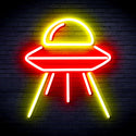 advpro-spaceship-ultra-bright-led-neon-sign-fnu0031 - Red & Yellow
