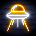 advpro-spaceship-ultra-bright-led-neon-sign-fnu0031 - White & Golden Yellow