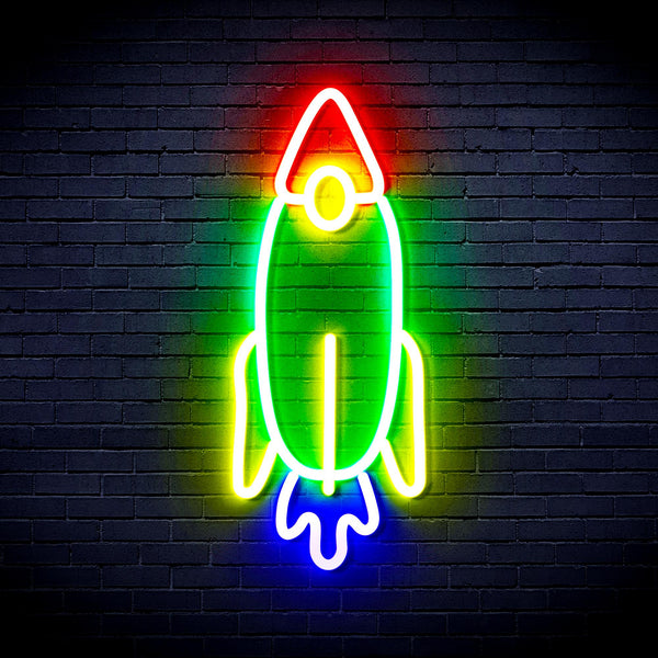 advpro-rocket-ultra-bright-led-neon-sign-fnu0032 - Multi-Color 6
