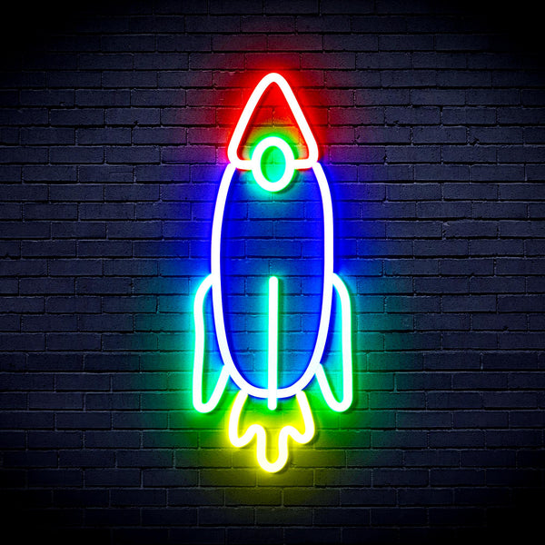 advpro-rocket-ultra-bright-led-neon-sign-fnu0032 - Multi-Color 8
