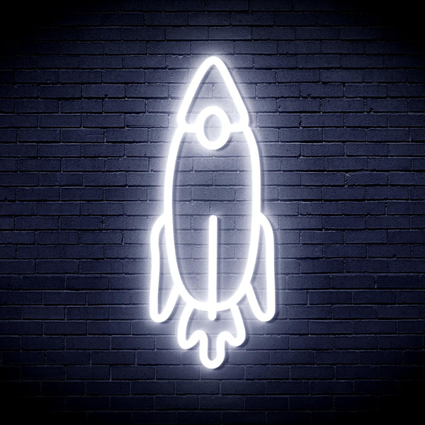 advpro-rocket-ultra-bright-led-neon-sign-fnu0032 - White