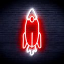 advpro-rocket-ultra-bright-led-neon-sign-fnu0032 - White & Red