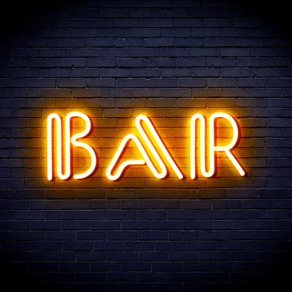 advpro-bar-ultra-bright-led-neon-sign-fnu0040 - Golden Yellow