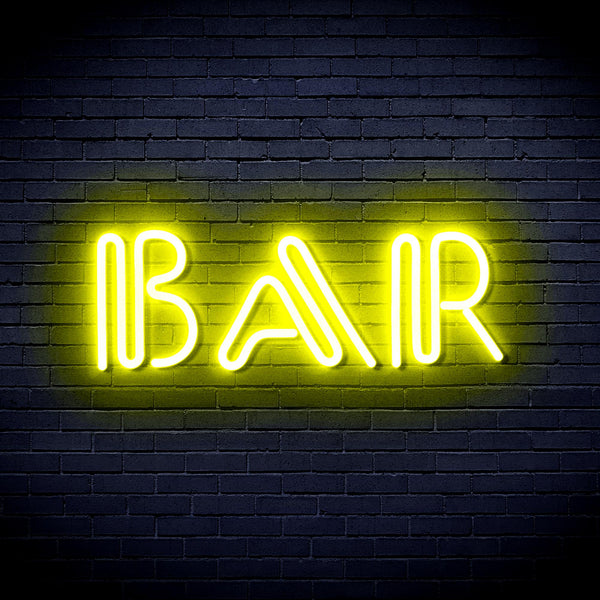 advpro-bar-ultra-bright-led-neon-sign-fnu0040 - Yellow