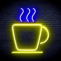 advpro-coffee-cup-ultra-bright-led-neon-sign-fnu0041 - Blue & Yellow