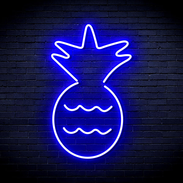 advpro-pineapple-ultra-bright-led-neon-sign-fnu0043 - Blue