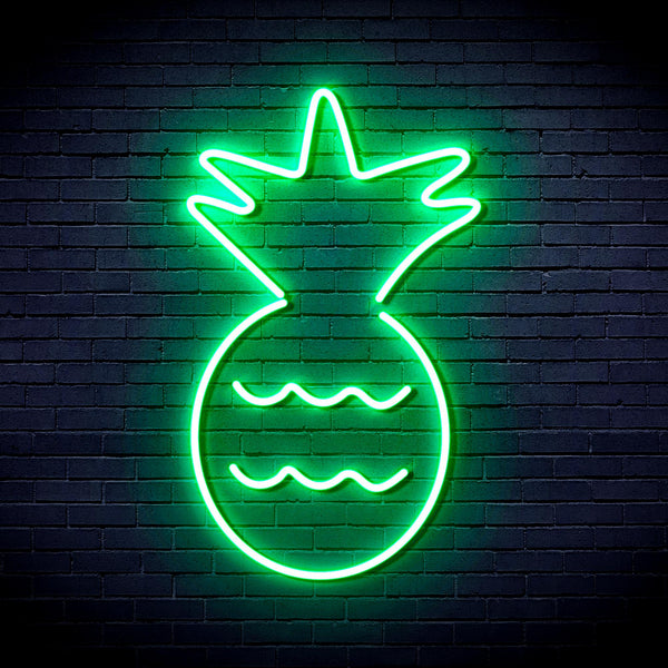 advpro-pineapple-ultra-bright-led-neon-sign-fnu0043 - Green