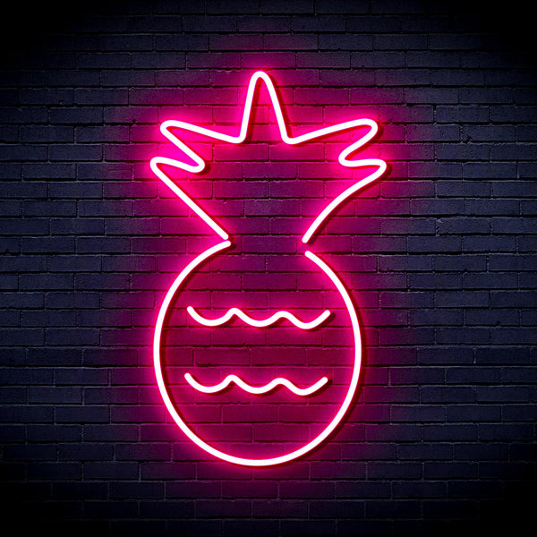 advpro-pineapple-ultra-bright-led-neon-sign-fnu0043 - Pink