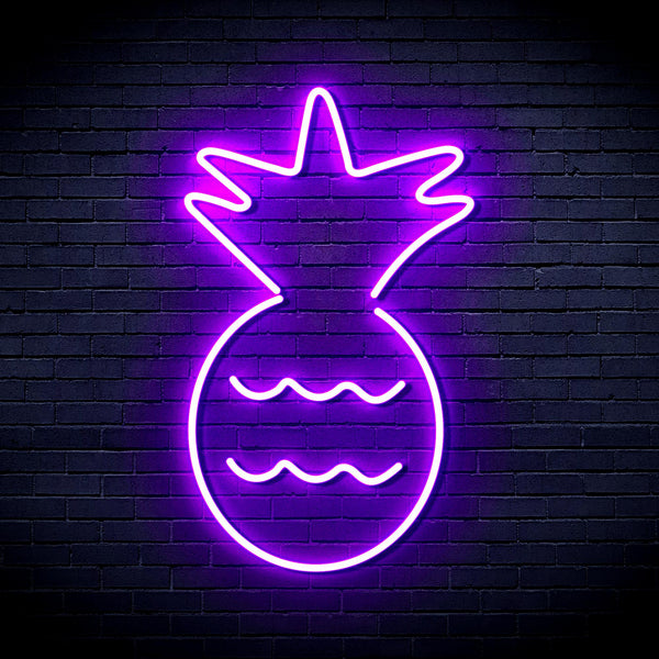 advpro-pineapple-ultra-bright-led-neon-sign-fnu0043 - Purple