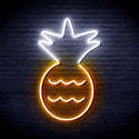 advpro-pineapple-ultra-bright-led-neon-sign-fnu0043 - White & Golden Yellow