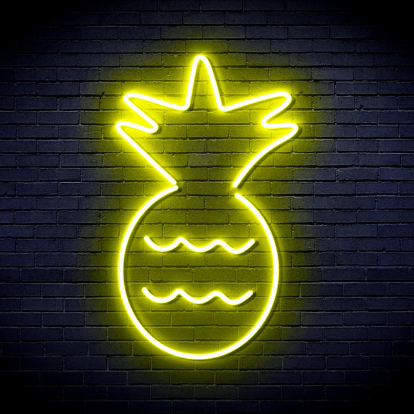advpro-pineapple-ultra-bright-led-neon-sign-fnu0043 - Yellow