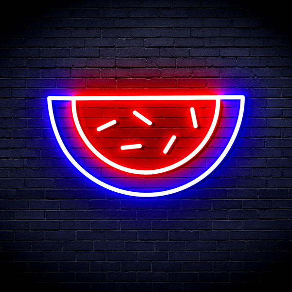 advpro-water-melon-ultra-bright-led-neon-sign-fnu0044 - Blue & Red