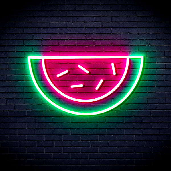 advpro-water-melon-ultra-bright-led-neon-sign-fnu0044 - Green & Pink
