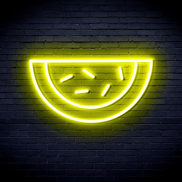 advpro-water-melon-ultra-bright-led-neon-sign-fnu0044 - Yellow