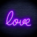 advpro-love-ultra-bright-led-neon-sign-fnu0046 - Purple