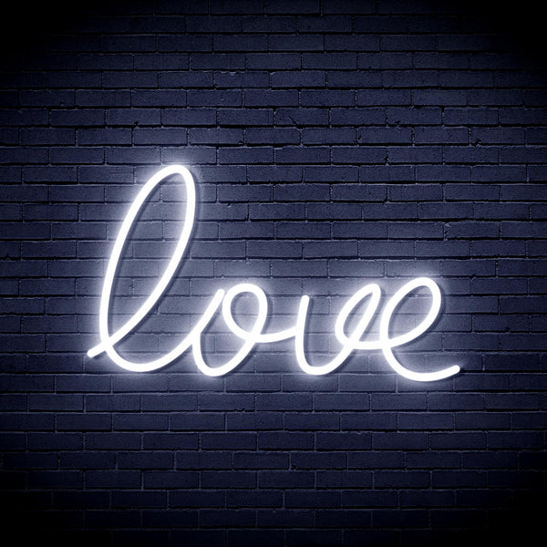 advpro-love-ultra-bright-led-neon-sign-fnu0046 - White