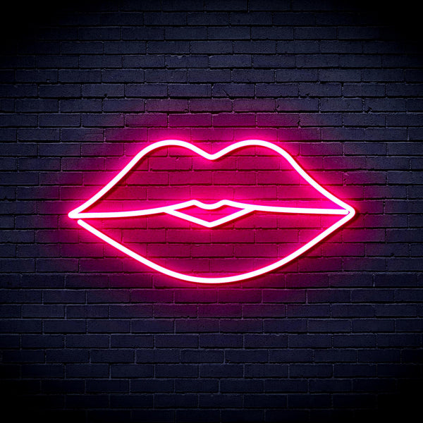 advpro-red-lips-ultra-bright-led-neon-sign-fnu0048 - Pink