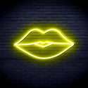 advpro-red-lips-ultra-bright-led-neon-sign-fnu0048 - Yellow