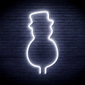 advpro-snowman-with-hat-ultra-bright-led-neon-sign-fnu0053 - White