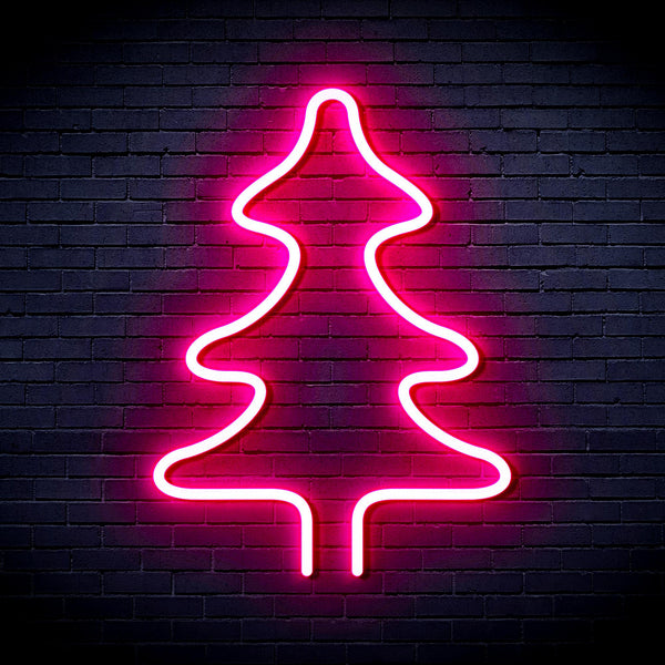 advpro-christmas-tree-ultra-bright-led-neon-sign-fnu0054 - Pink