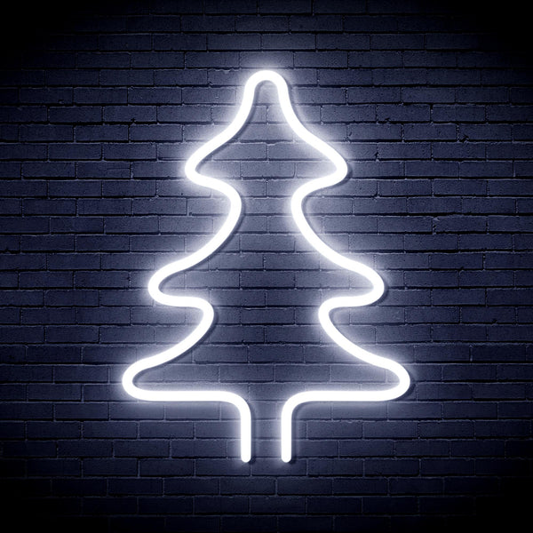 advpro-christmas-tree-ultra-bright-led-neon-sign-fnu0054 - White