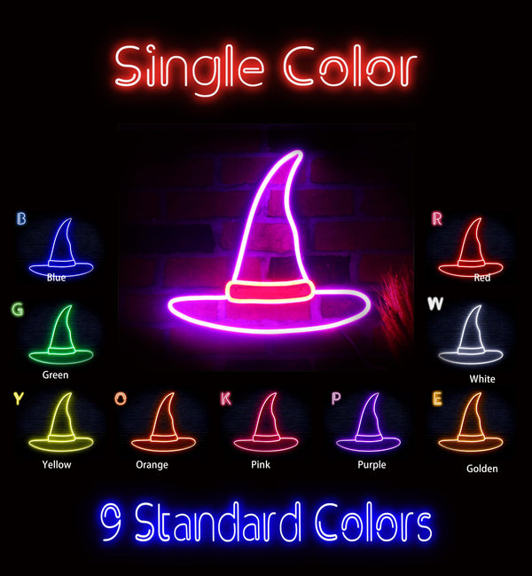advpro-wizard-hat-ultra-bright-led-neon-sign-fnu0056 - Classic