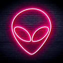 advpro-alien-face-ultra-bright-led-neon-sign-fnu0061 - Pink