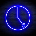 advpro-its-5-o-clock-ultra-bright-led-neon-sign-fnu0062 - Blue