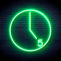 advpro-its-5-o-clock-ultra-bright-led-neon-sign-fnu0062 - Green