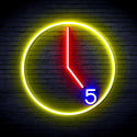 advpro-its-5-o-clock-ultra-bright-led-neon-sign-fnu0062 - Multi-Color 4