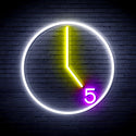 advpro-its-5-o-clock-ultra-bright-led-neon-sign-fnu0062 - Multi-Color 5